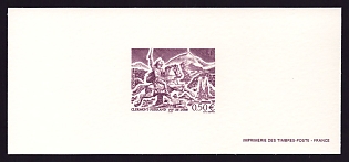 2004 50c France 'Clermont-Ferrand' Trial Color Proof Miniature Sheetlet, Epreuve de Luxe, Deluxe Presentation Miniature Sheet