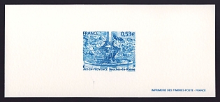 2005 53c France 'Aix-en-Provence' Trial Color Proof Miniature Sheetlet, Epreuve de Luxe, Deluxe Presentation Miniature Sheet