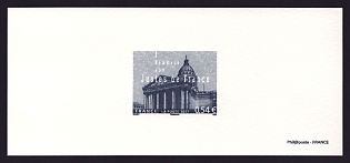 2007 54c France 'Rights of France' Trial Color Proof Miniature Sheetlet, Deluxe Presentation Miniature Sheet