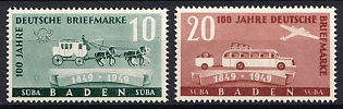 1949 Baden, French Zone of Occupation, Germany, Complete Set