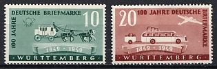 1949 Wurttemberg-Hohenzollen, French Zone of Occupation, Germany, Complete Set