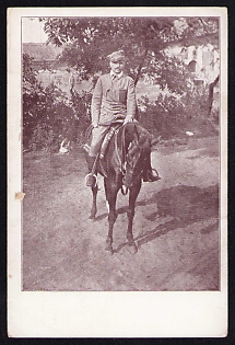 1916 (20 Jul) Polish Legion in Austro-Hungarian Army, Picture Field Post Postcard to Przemyśl, Austrian Royal and Imperial Field Post Postmark 355, Blue Postmark of the 1st Company of the 4th Infantry Regiment of the Polish Legions