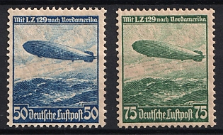 1936 Third Reich, Germany, Airmail, Complete Set