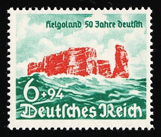 1940 6pf Third Reich, Germany, Complete Set