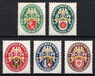 1929 Weimar Republic, Germany, Complete Set