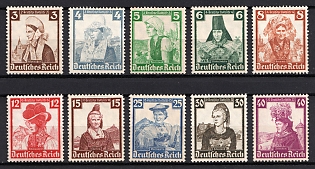 1935 Third Reich, Germany, Complete Set