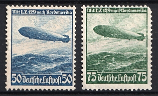 1936 Third Reich, Germany, Airmail, Complete Set