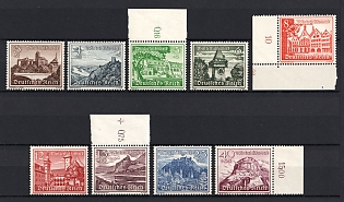 1939 Third Reich, Germany, Complete Set, Margins, Plate Numbers