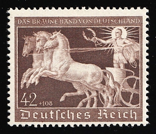 1940 42pf Third Reich, Germany, Complete Set