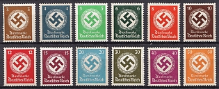 1934 Third Reich, Germany, Official Stamps, Complete Set