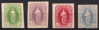 1887 Bochum, Germany Local Post, Private City Mail, Complete Set