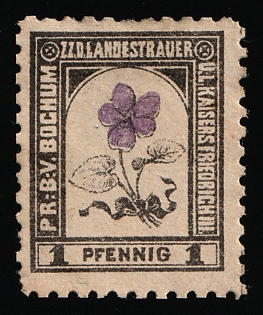 1888 1pf Bochum, Germany Local Post, Private City Mail