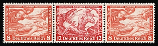 1933 Third Reich, Germany, Se-tenant, Zusammendrucke