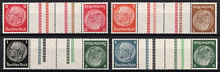 1940-41 Third Reich, Germany, Gutter Pairs, Tete-beches, Se-tenants, Zusammendrucke