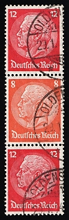 1933 Third Reich, Germany, Se-tenant, Zusammendrucke