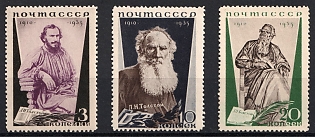 1935 The 25th Anniversary of Tolstoy's Death, Soviet Union, USSR, Russia, Complete Set