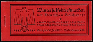 1936 Complete Booklet with stamps of Third Reich, Germany
