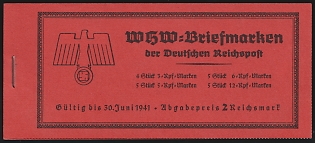 1940 Complete Booklet with stamps of Third Reich, Germany, Excellent Condition