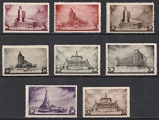 1937 Architecture of New Moscow, Soviet Union, USSR, Russia, Complete Set