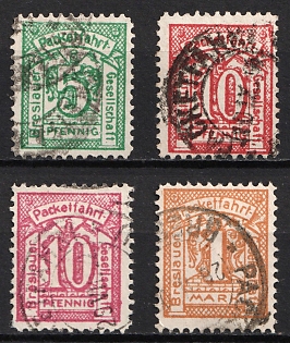1900 Breslau 'H. Breslauer Packetfahrt Gesellschaft (Breslau Parcel Delivery Company)', Germany Local Post, Private City Mail, Circular Cancellation