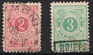 1887 Chemnitz, Germany Local Post, Private City Mail