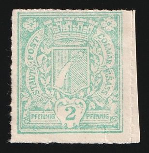 1897 2pf Colmar, Germany Local Post, Private City Mail
