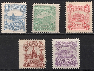 1888 Dresden 'C. Dresdner Verkehrs-Anstalt Hansa (Dresden Transport Company Hansa)', Germany Local Post, Private City Mail