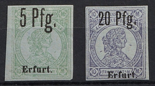 1888 Erfurt, Germany Local Post, Private City Mail