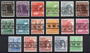 1948 British and American Zones of Occupation, Allied Occupation, Germany, Complete Set