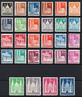 1948-52 British and American Zones of Occupation, Allied Occupation, Germany, Complete Set