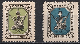 1887 Essen 'A. Privat-Stadt-Post (Private City Post)', Germany Local Post, Private City Mail