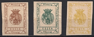 1888 Essen 'A. Privat-Stadt-Post (Private City Post)', Germany Local Post, Private City Mail