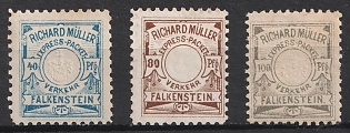 1887 Falkenstein, Germany Local Post, Private City Mail