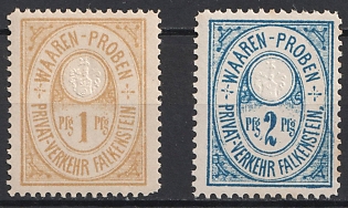 1887 Falkenstein, Germany Local Post, Private City Mail