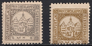 1888 Frankfurt 'B. Drucksachen- & Circular-Beförderung (Printed Matter & Circular Delivery)', Germany Local Post, Private City Mail