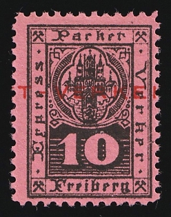 1891 10pf Freiburg (Sachsen), Germany Local Post, Private City Mail