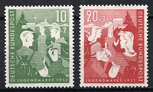 1952 German Federal Republic, Germany, Complete Set