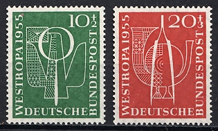 1955 German Federal Republic, Germany, Complete Set
