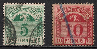 1894 Frankfurt 'D. Frankfurter Packetfahrt-Gesellschaft (Frankfurt Parcel Delivery Company)', Germany Local Post, Private City Mail