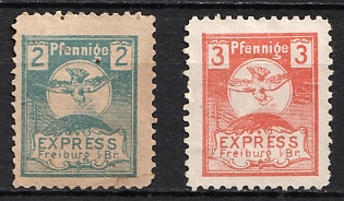 1897 Freiburg (Breisgau) 'C. Expreß Stadtbrief-Beförderung (Express City Letter Delivery)', Germany Local Post, Private City Mail