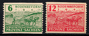 1945 Province of Saxony, Soviet Russian Zone of Occupation, Complete Set