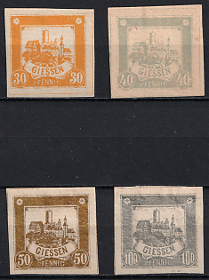 1888 Giessen, Germany Local Post, Private City Mail