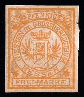 1888 25pf Giessen, Germany Local Post, Private City Mail