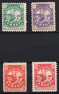 1887 Hamburg 'D. Hammonia I / Stadtbriefbeförderung (Hammonia I / City Letter Delivery)', Germany Local Post, Private City Mail