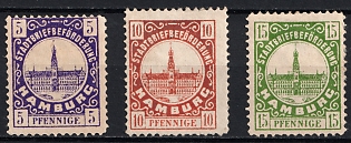 1888 Hamburg 'D. Hammonia I / Stadtbriefbeförderung (Hammonia I / City Letter Delivery)', Germany Local Post, Private City Mail