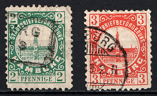 1888 Hamburg 'D. Hammonia I / Stadtbriefbeförderung (Hammonia I / City Letter Delivery)', Germany Local Post, Private City Mail