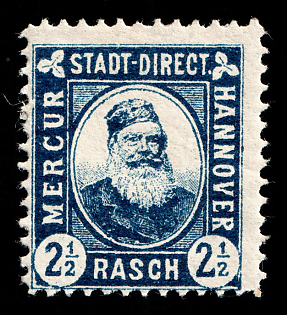1892 2.5pf Hannover, Germany Local Post, Private City Mail