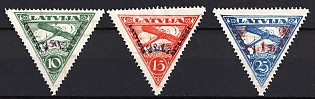 1931 Latvia, Type A, Airmail, Complete Set