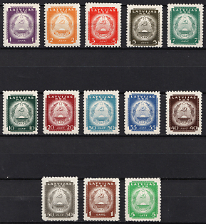 1940 Latvia, Complete Set