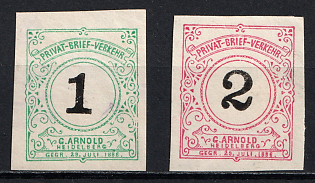 1889 Heidelberg, Germany Local Post, Private City Mail